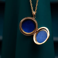 9ct Yellow Gold Round detailed Locket