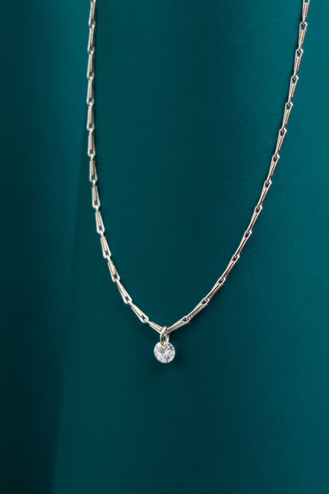 0.10ct Drilled Diamond Pendant