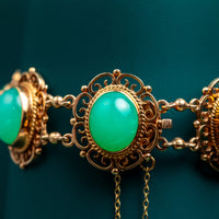 9ct Chrysophrase Bracelet