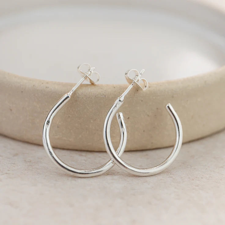 Sterling Silver Everyday Hoop Earring - Small