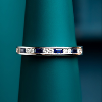 Sapphire and Diamond Eternity Ring