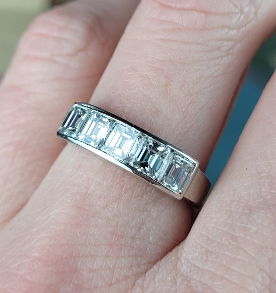 Pre-owned Diamond Band Ring