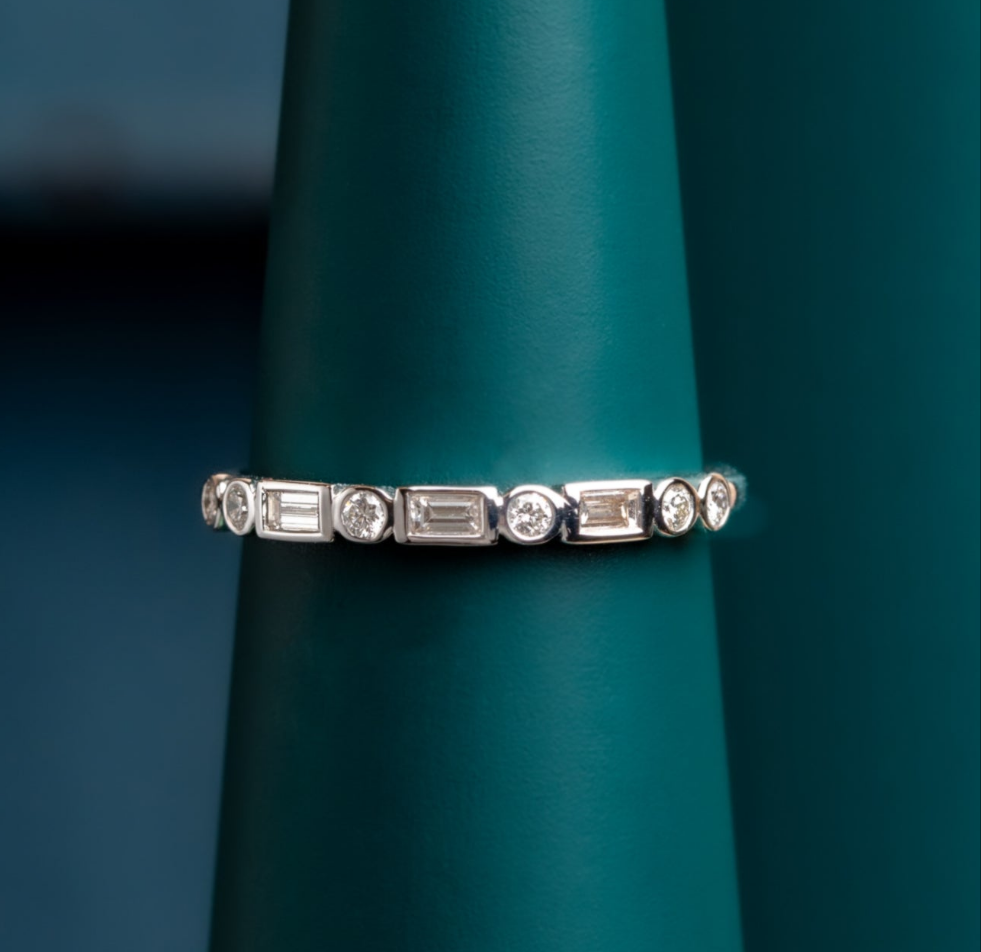 Art Deco Style Eternity Ring