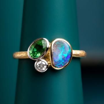 Boulder Opal Ring