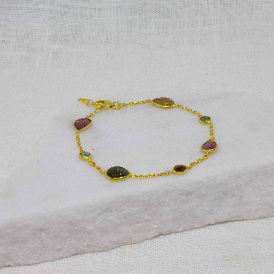 Gold Vermeil Tourmaline Bracelet