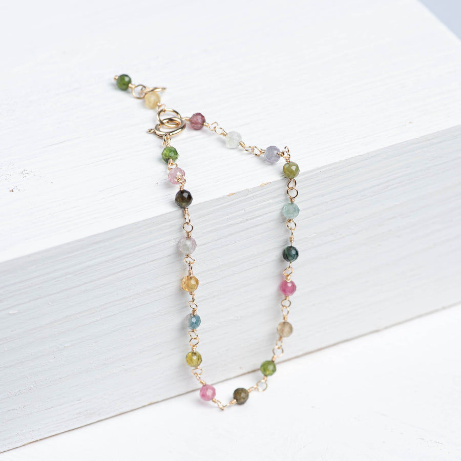 Multicoloured Tourmaline Bracelet