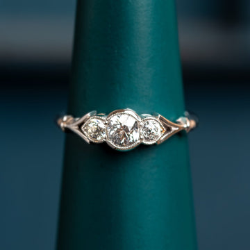 Platinum Diamond Trilogy ring