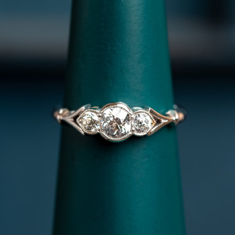Platinum Diamond Trilogy ring