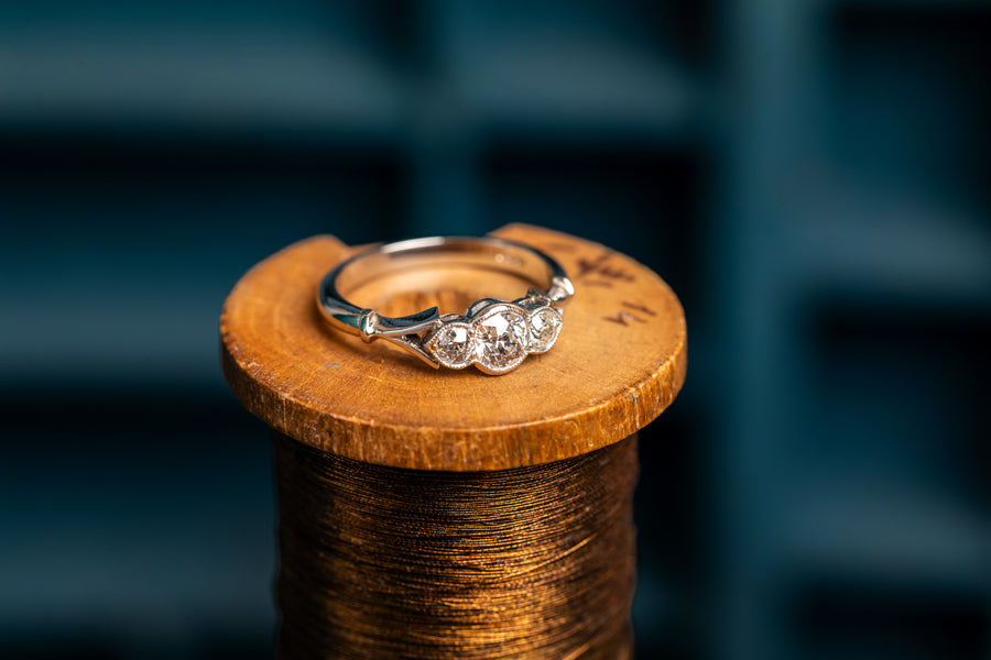 Platinum Trilogy Diamond Ring