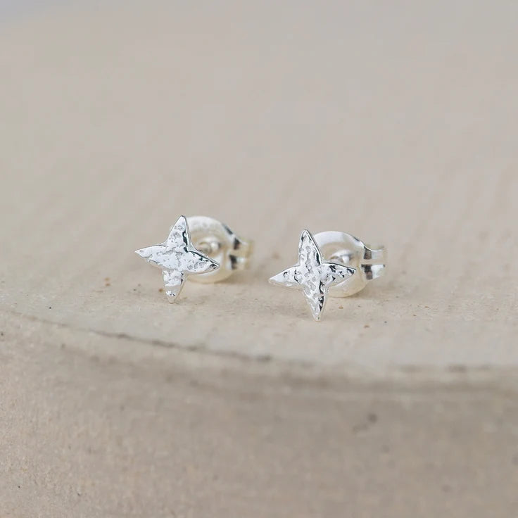 Sterling Silver Mini Studs North Star