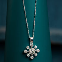 old cut diamond pendant