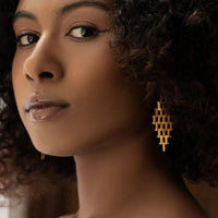 Pharaohs Large Rhombus Earrings