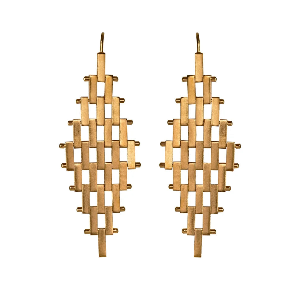 Pharaohs Large Rhombus Earrings