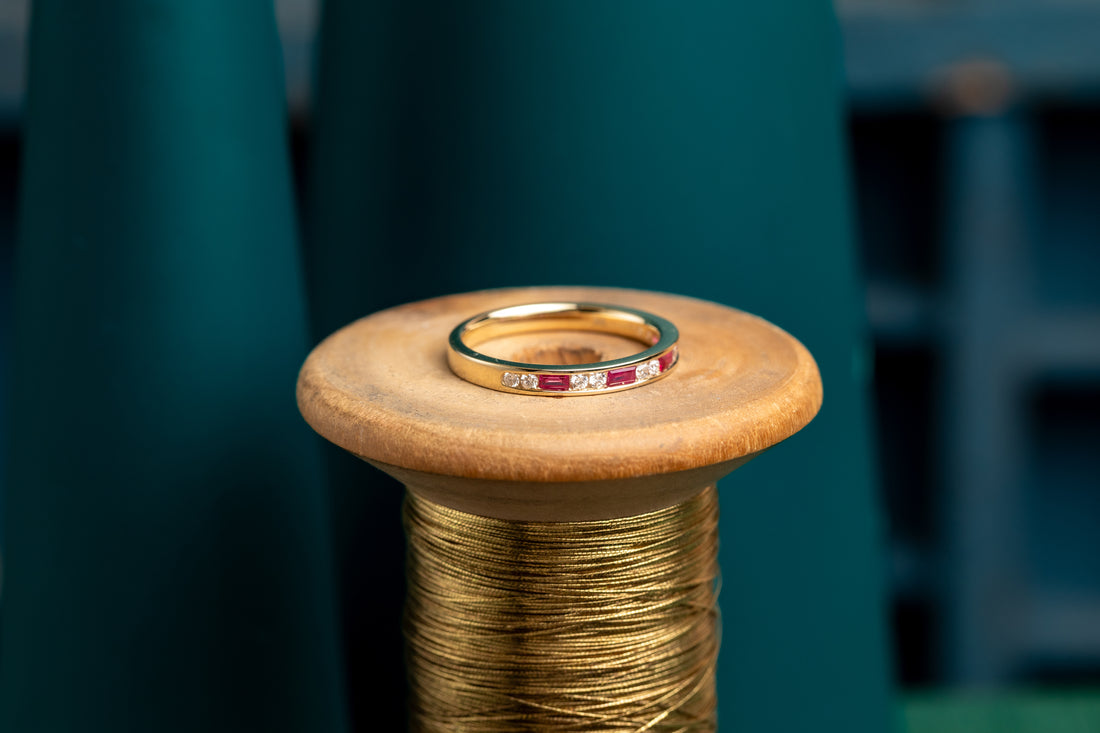 Ruby and Diamond Eternity Ring