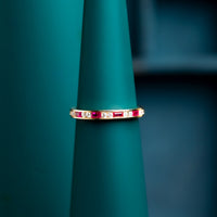 Ruby and Diamond Eternity Ring