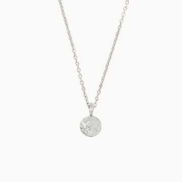 Silver Mini Moonlight Pendant Necklace