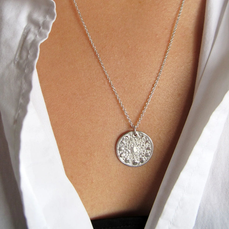 Silver Moonphase Necklace