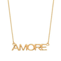 Amore Necklace Gold Vermeil