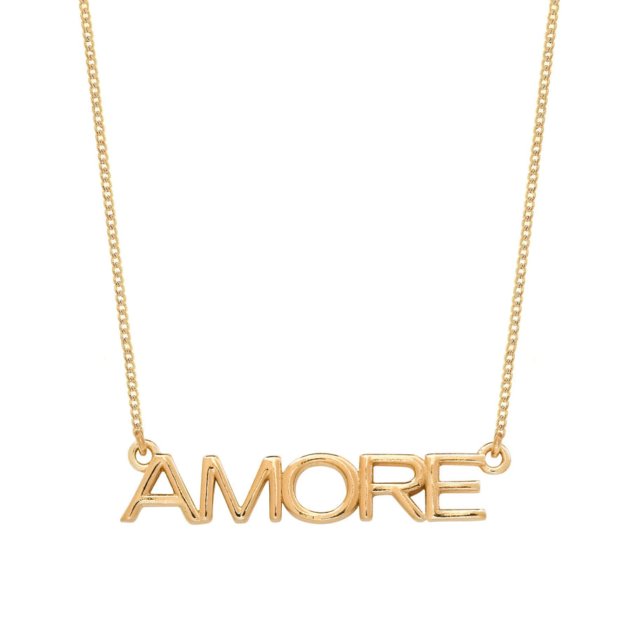 Amore Necklace Gold Vermeil