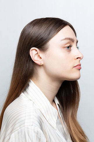 Gold Vermeil Astrid Hoop Earrings