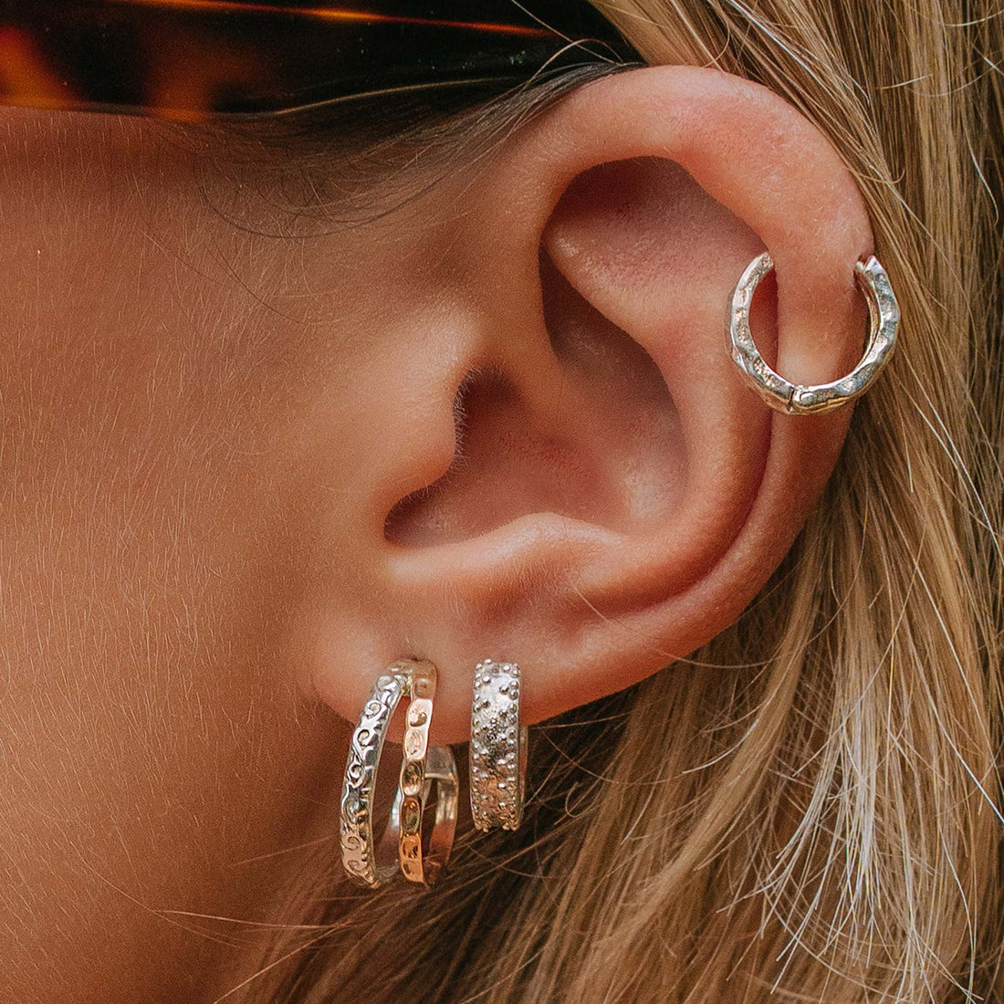 Aura Magic Hoop Earrings