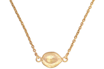 Beanie Gold Pendant Necklace