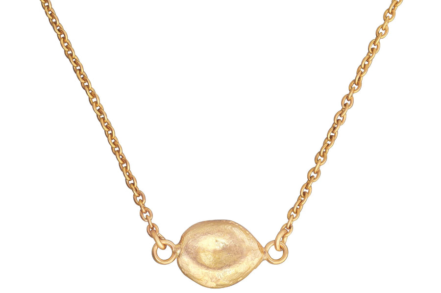 Beanie Gold Pendant Necklace