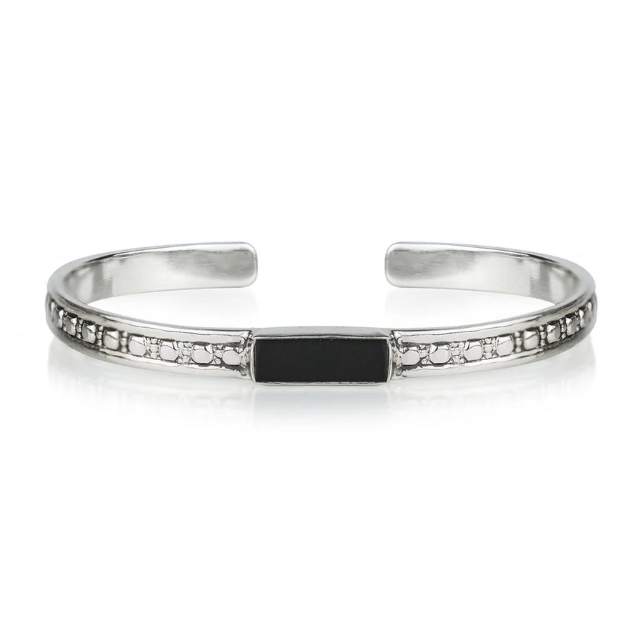 Maharani Open Bracelet - Black Onyx