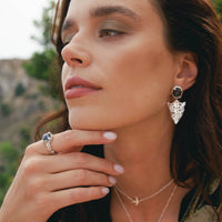 botanical nest earrings