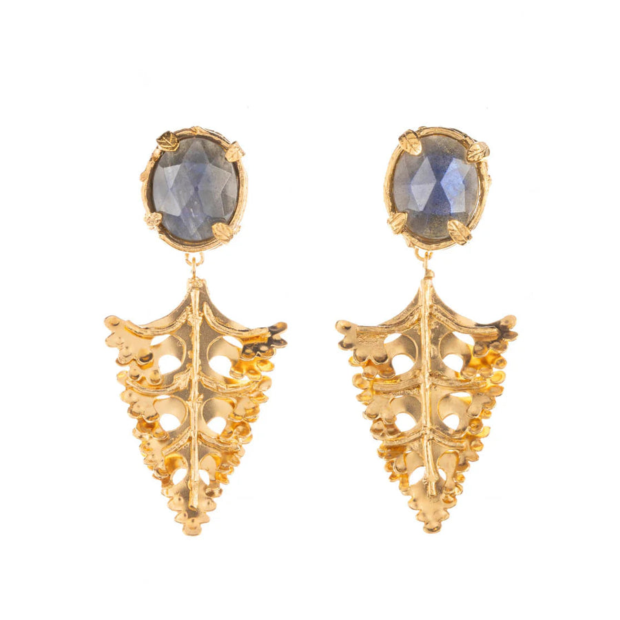 Botanical nest earrings