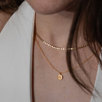 Silver Coin Necklace