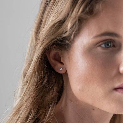 Heart Studs - Mama