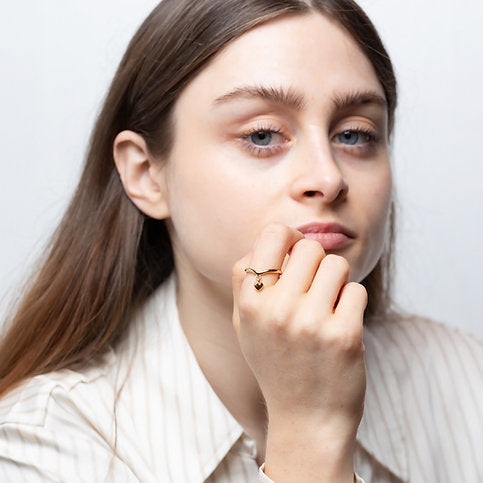 9ct Yellow Gold Charmed Ring