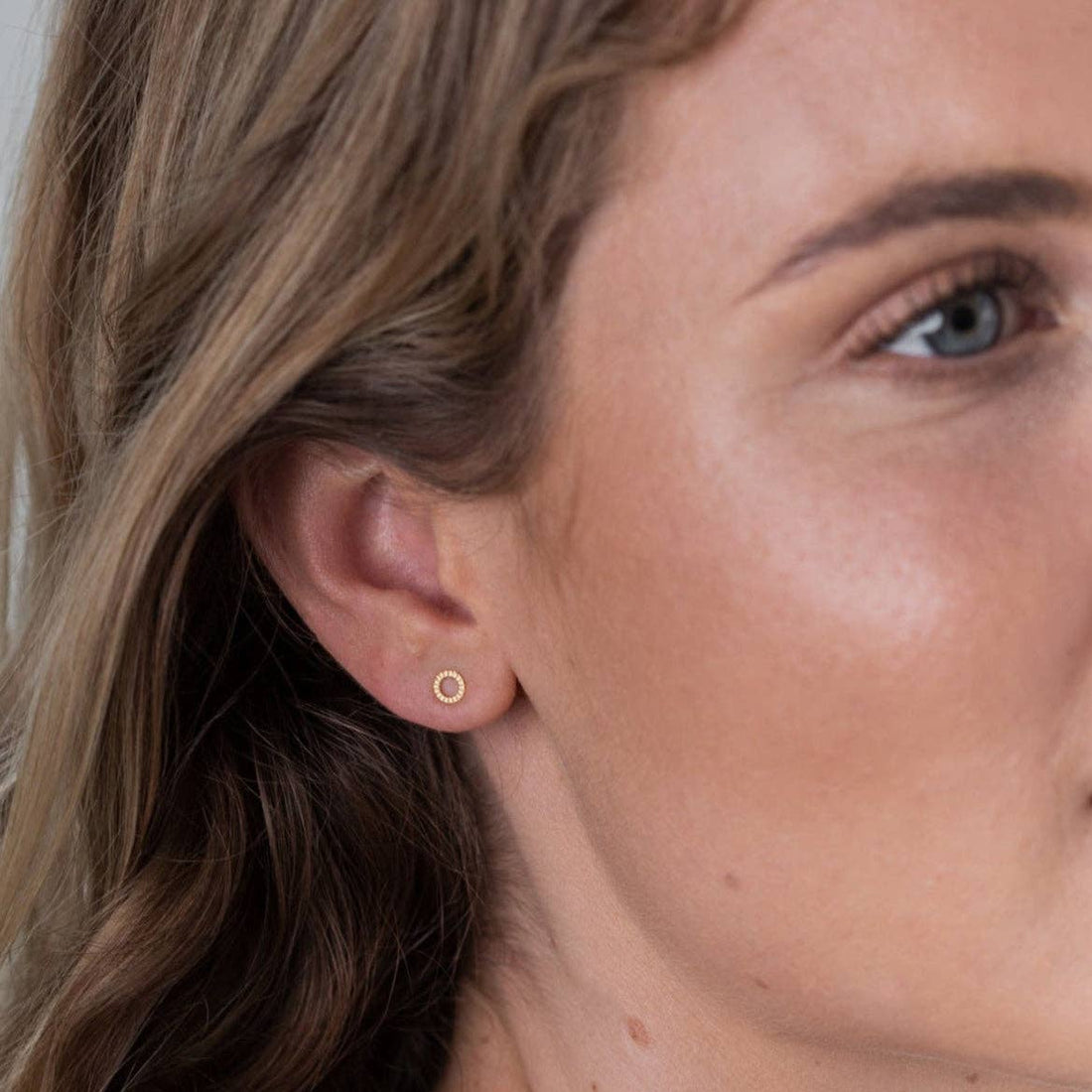 Gold Madrid Studs