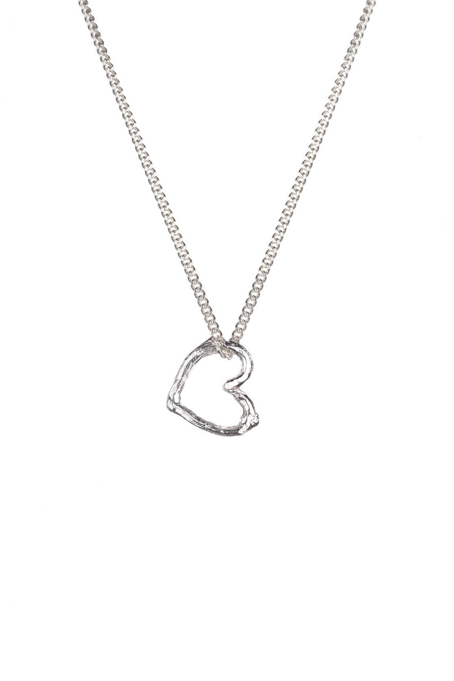Mini Heart Twig  Necklace