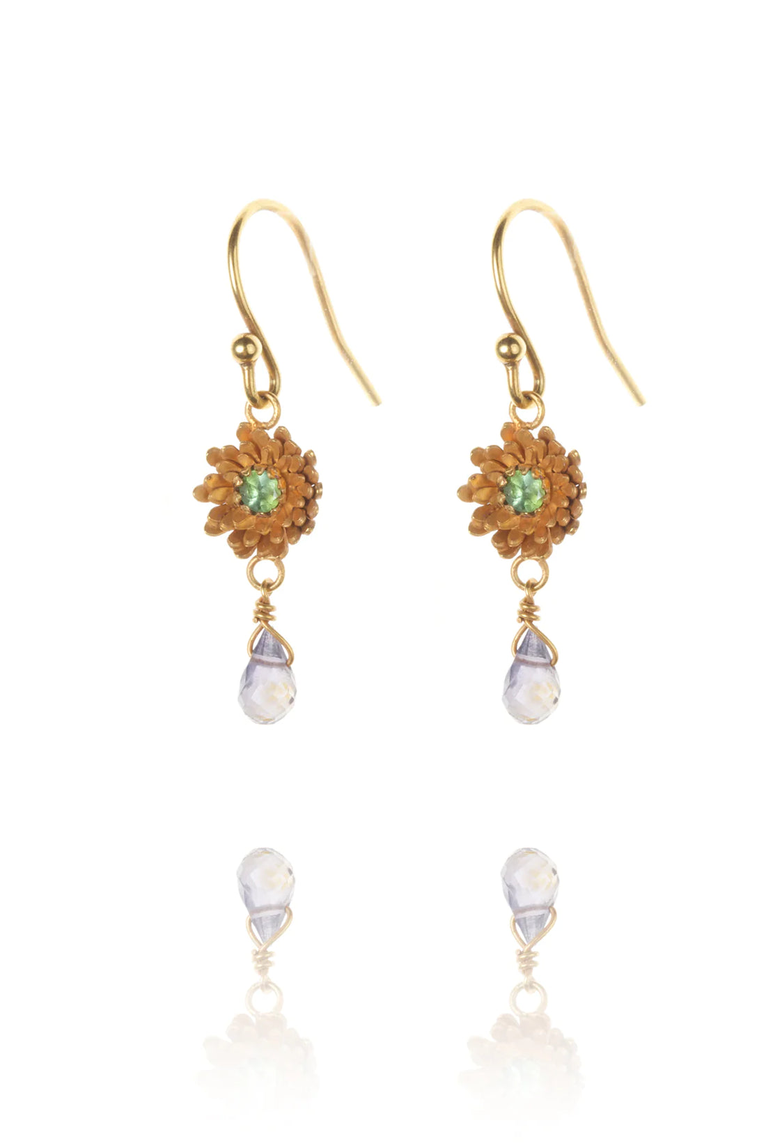 Dahlia Briolette Drop Earrings