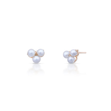 9ct Dainty Pearl Stud Earrings
