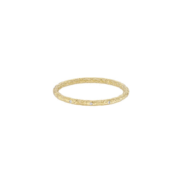 Dala Diamond Engraved Skinny Band