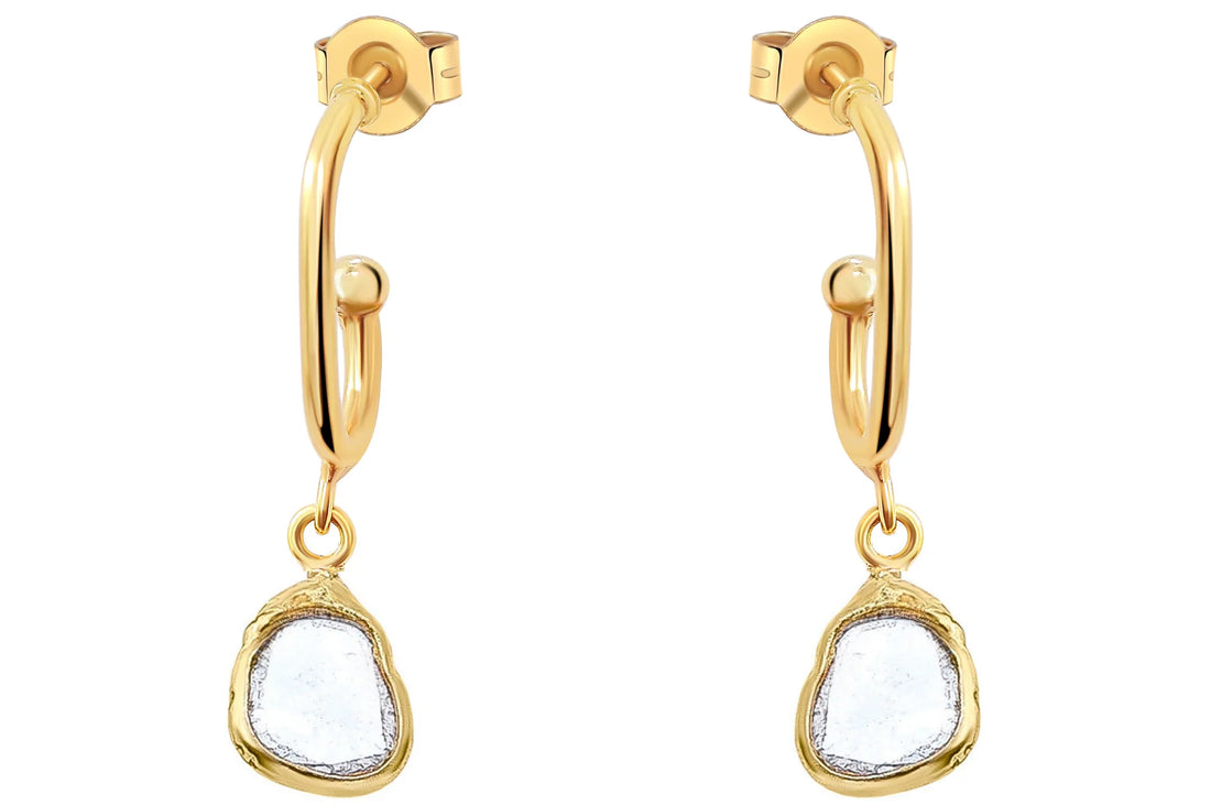 Delhi Diamond Hoop Earrings