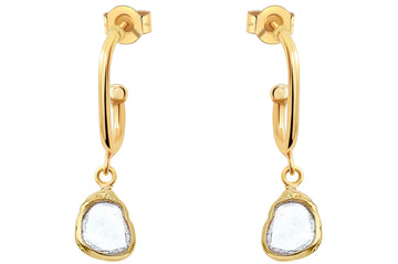 Delhi Diamond Hoop Earrings