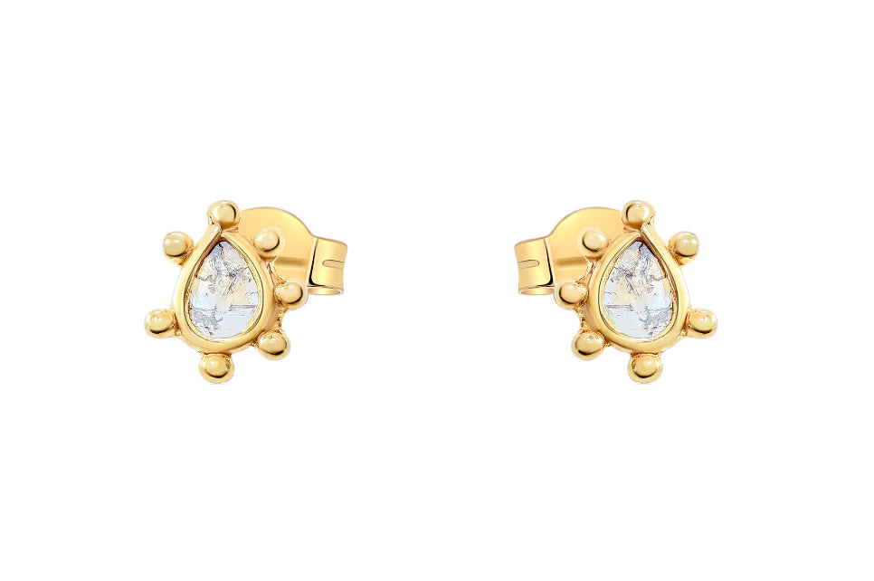 Dehli Diamond Stud Earrings