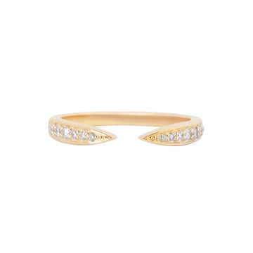 Diamond Open Ring 9ct Gold