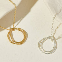 Silver Loops Necklace