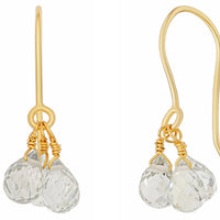 Emma Green Amethyst Briolette Earrings