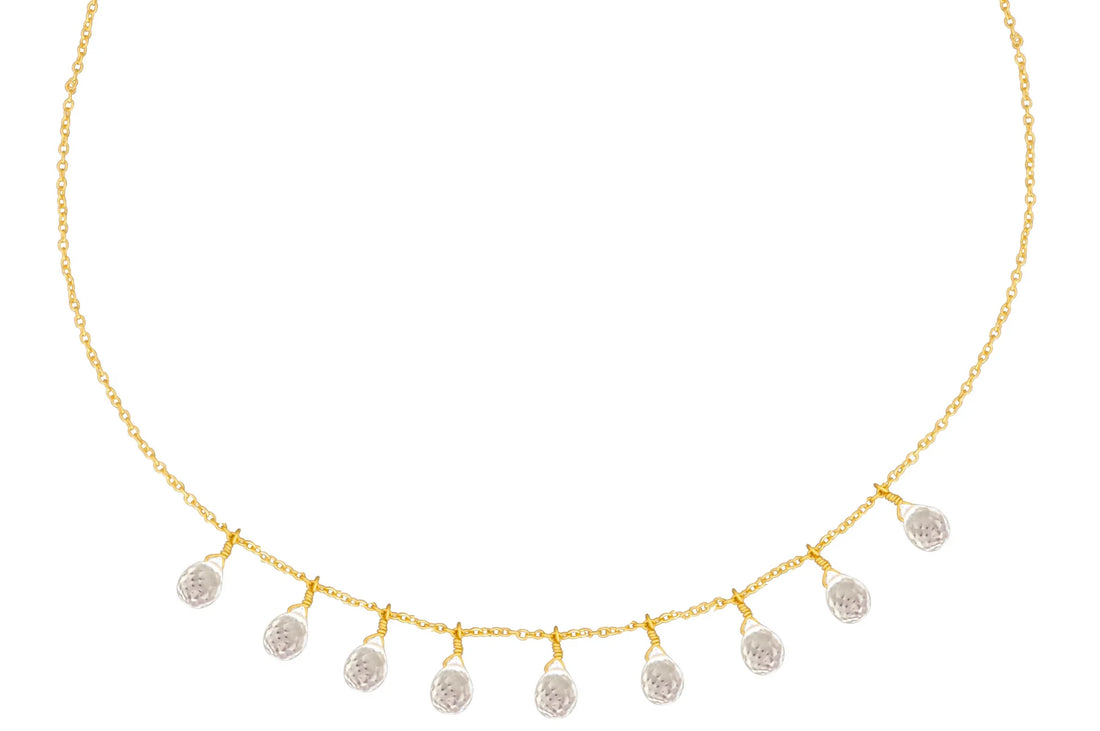Emma Green Amethyst Briolette Necklace
