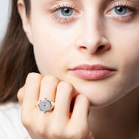 Silver Eros Signet Ring