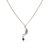 Moon Pendant With Bead