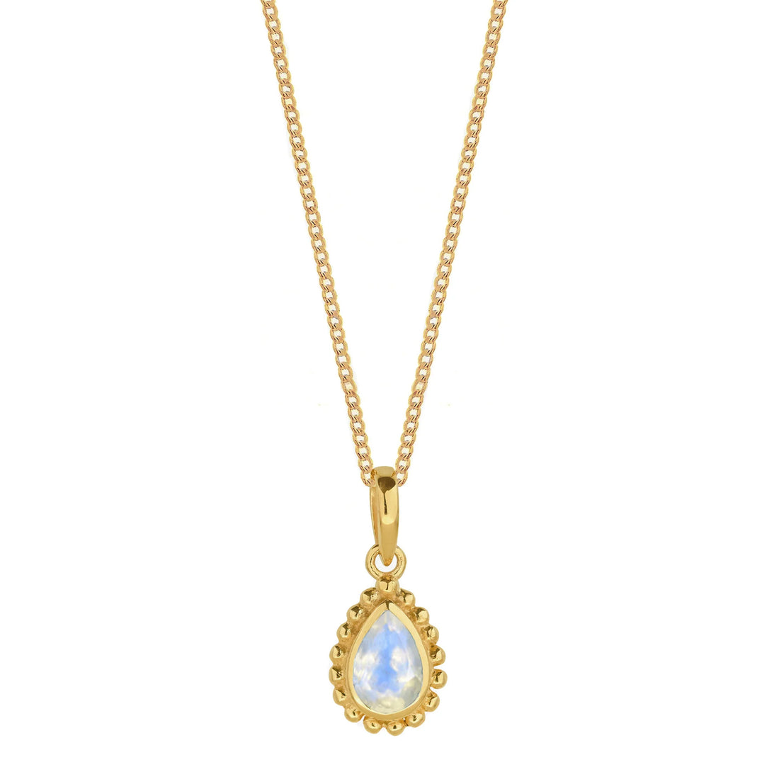 Gold Vermeil Moonstone Necklace