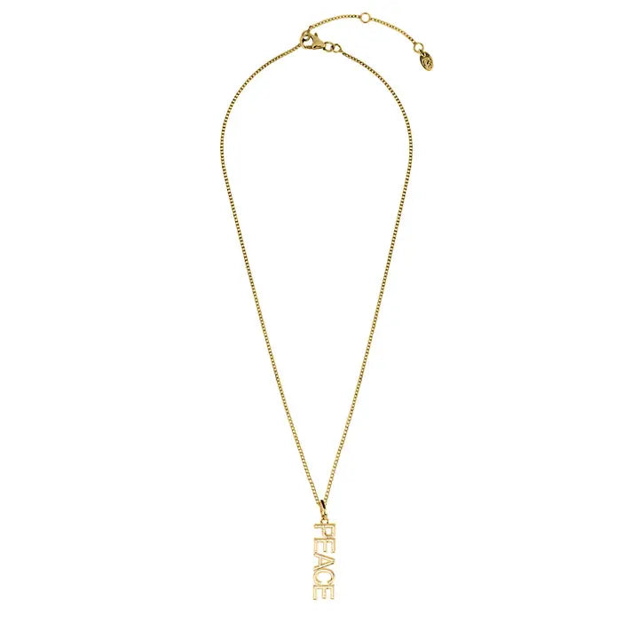 Gold Vermeil Peace Rocks Necklace