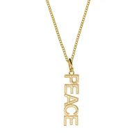 Gold Vermeil Peace Rocks Necklace